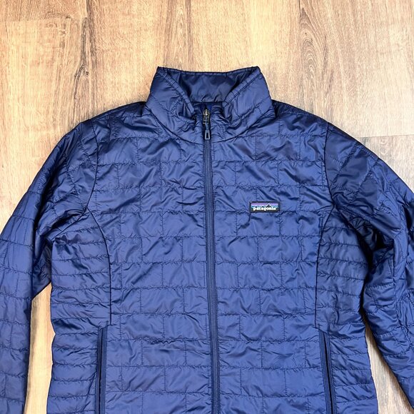 Patagonia Women's Nano Puff Jacket Navy Blue Sz XL - Picture 4 of 10